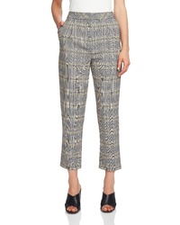 1 STATE Wear Plaid Taper Ankle Pants