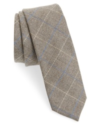 The Tie Bar Biella Windowpane Wool Tie