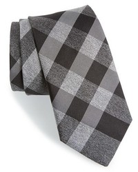 Burberry London Manston Woven Silk Tie Grey