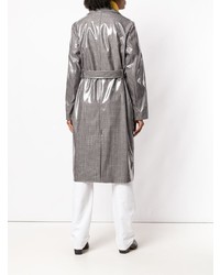 CK Calvin Klein Check Rain Trench Coat