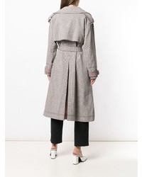 Cédric Charlier Checked Trench Coat
