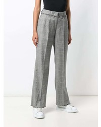 MSGM Plaid Flared Tailored Trousers