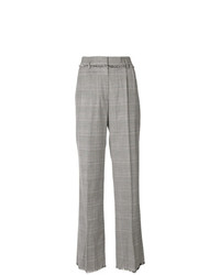 MSGM Plaid Flared Tailored Trousers
