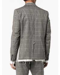 Sulvam Checkered Short Wool Jacket