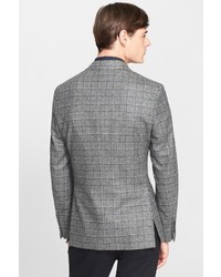 Todd Snyder Extra Trim Fit Plaid Wool Linen Sport Coat