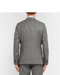 Paul Smith Grey Soho Slim Fit Prince Of Wales Checked Wool Suit Jacket