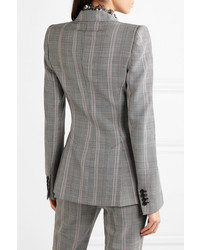 Alexander McQueen Prince Of Wales Checked Wool Blazer