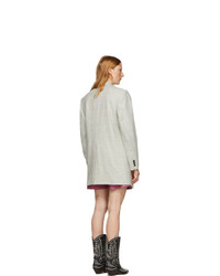 Isabel Marant Etoile Grey Wool Eagan Blazer