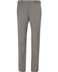 Balenciaga Archetype Slim Fit Prince Of Wales Checked Wool And Mohair Blend Trousers