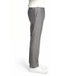 Theory Marlo Flat Front Check Wool Trousers