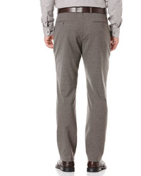 Perry Ellis Slim Fit Grey Check Suit Pant