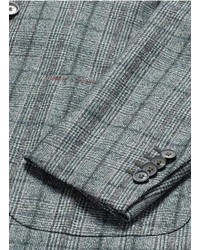 Isaia Cortina Check Plaid Double Breasted Wool Suit