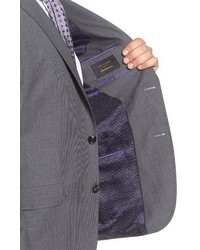 Ted Baker London Trim Fit Check Wool Suit