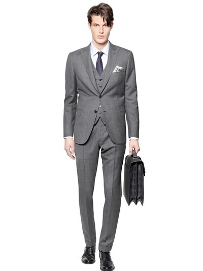 brioni three piece suit