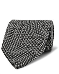 85cm Prince Of Wales Checked Silk Tie