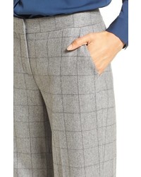 Classiques Entier Windowpane Wool Cashmere Blend Trousers