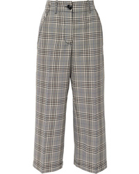 MM6 MAISON MARGIELA Cropped Checked Wool Blend Pants