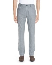 Canali Flannel Wool Five Pocket Trousers