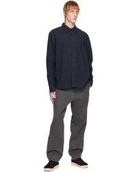 Mhl By Margaret Howell Gray Five Pocket Trousers