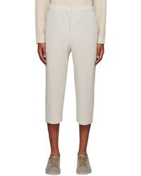 Homme Plissé Issey Miyake Gray Mc August Trousers