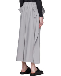 132 5. ISSEY MIYAKE Gray Paraglider Trousers