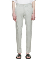 BOSS Gray Tapered Fit Trousers