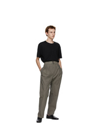 Lemaire Grey 4 Pleats Trousers