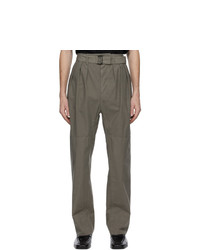 Lemaire Grey 4 Pleats Trousers