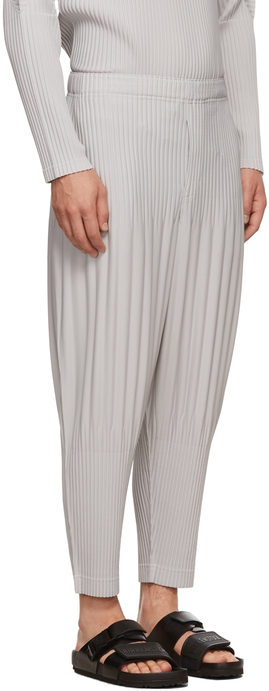 Homme Plissé Issey Miyake Grey Basics 151 Pants, $355 | SSENSE