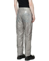 44 label group Grey Blow Out Trousers