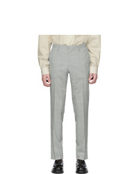 Tiger of Sweden Grey Check Wool Todd Trousers