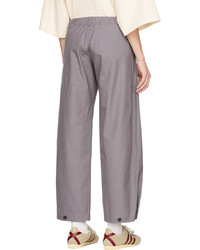 3MAN Grey Cotton Trousers