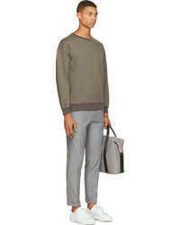 Christopher Kane Grey Cropped Trousers