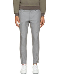 Christopher Kane Grey Cropped Trousers