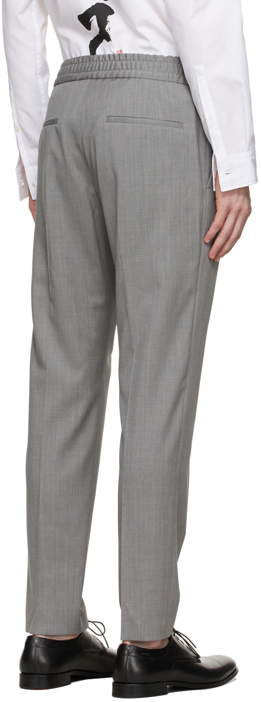 Hugo Grey Howard213 Trousers, $265 | SSENSE | Lookastic