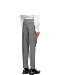 BOSS Grey Pinstripe Bardon Trousers