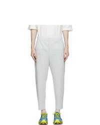 Homme Plissé Issey Miyake Grey Pleated Mc June Trousers