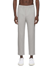 Homme Plissé Issey Miyake Grey Tailored Pleats 1 Trousers