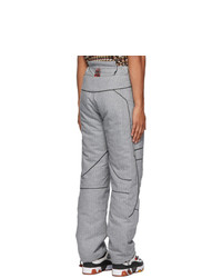 Boramy Viguier Grey Wool Hiking Trousers