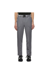 Fendi Grey Wool Trousers