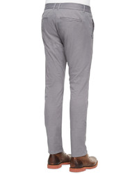 J Brand Jeans Brooks Slim Fit Chino Trousers Gray