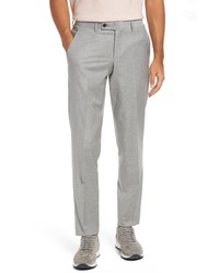 Ted Baker London Jerome Constructed Dress Pants In Grey At Nordstrom
