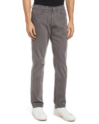 Frame Lhomme Slim Fit Five Pocket Twill Pants In Gray At Nordstrom
