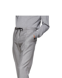 BOSS Light Grey Banks Travel Trousers 115  SSENSE  Lookastic