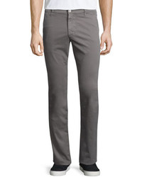 AG Adriano Goldschmied Lux Slim Fit Chino Pants Gray