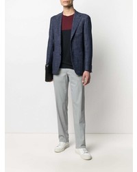 Canali Mid Rise Straight Chinos
