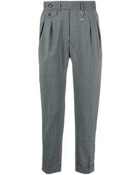 Manuel Ritz Off Centre Button Fastening Chino Trousers