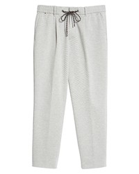 BOSS HUGO BOSS Perin Stretch Trousers In Silver At Nordstrom