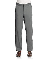 Saks Fifth Avenue BLACK Cotton Chino Trousers