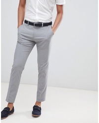 Burton Menswear Skinny Fit Trouser In Grey